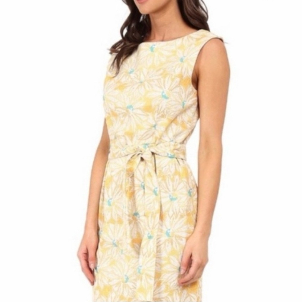 Pendleton Gloria Floral Belted Cotton Dress & Jacket Set – Size